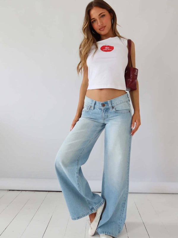 Perlu 00 Super Low Wide - Kaia Worn