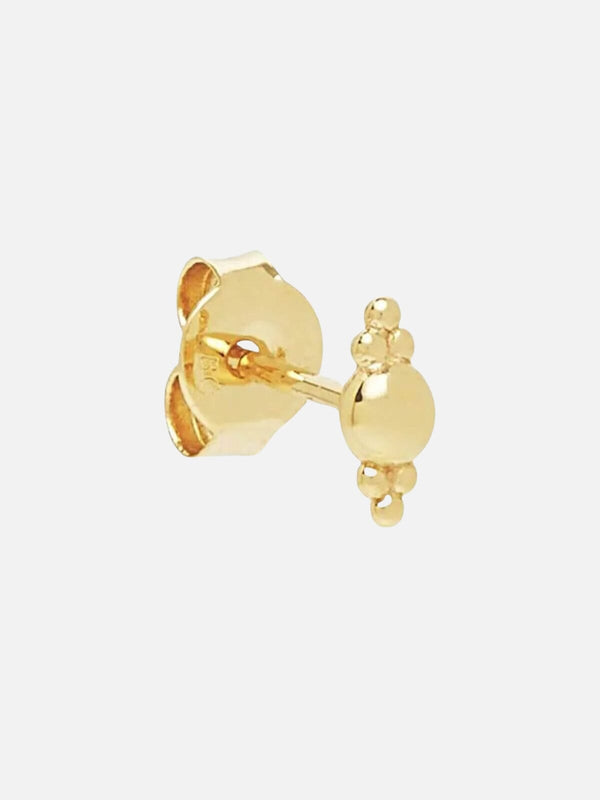 perlu 14K Gold Cherish Stud Earring