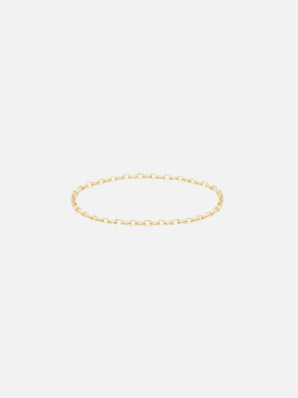 perlu 14k Gold Purity Chain Ring