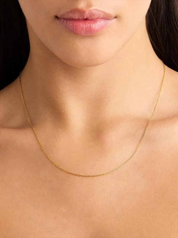 Perlu 18" Signature Chain Necklace - 18k Gold