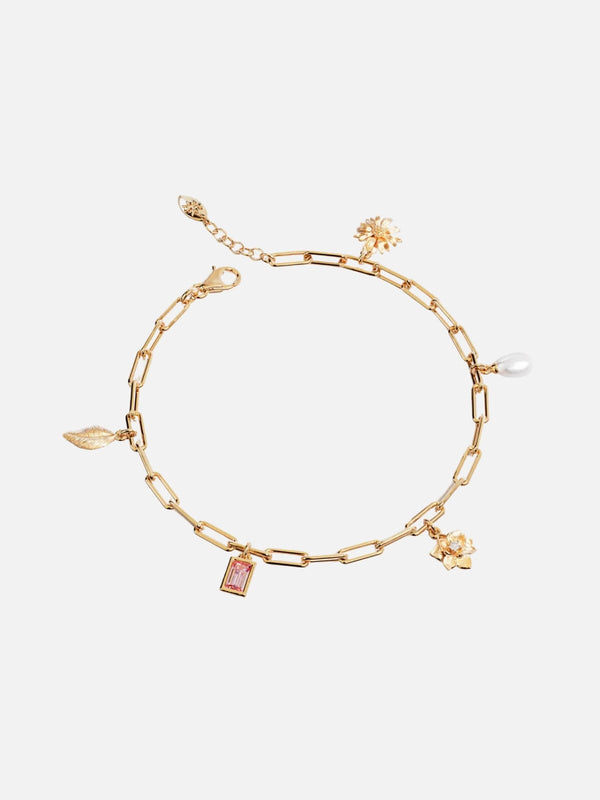 perlu 18k Gold Vermeil Bloom With Grace Bracelet