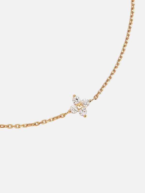 Perlu 18k Gold Vermeil Crystal Bloom Bracelet