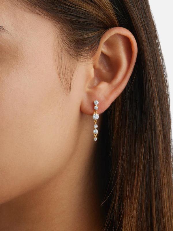 Perlu 18k Gold Vermeil Forever Yours Drop Earrings