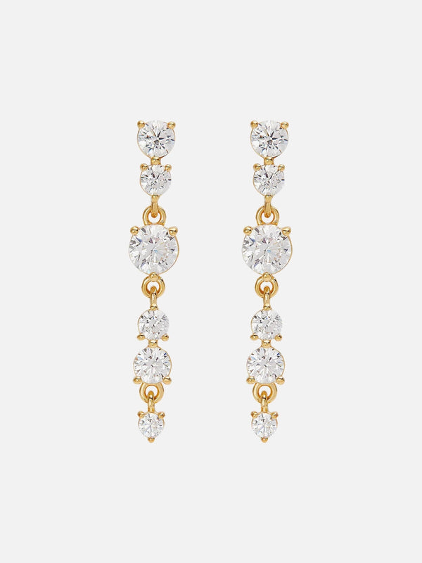 perlu 18k Gold Vermeil Forever Yours Drop Earrings