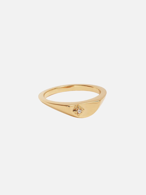 perlu 18k Gold Vermeil Lotus Ring