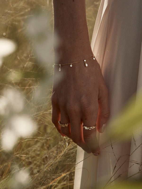 Perlu 18k Gold Vermeil No Rain No Flowers Bracelet