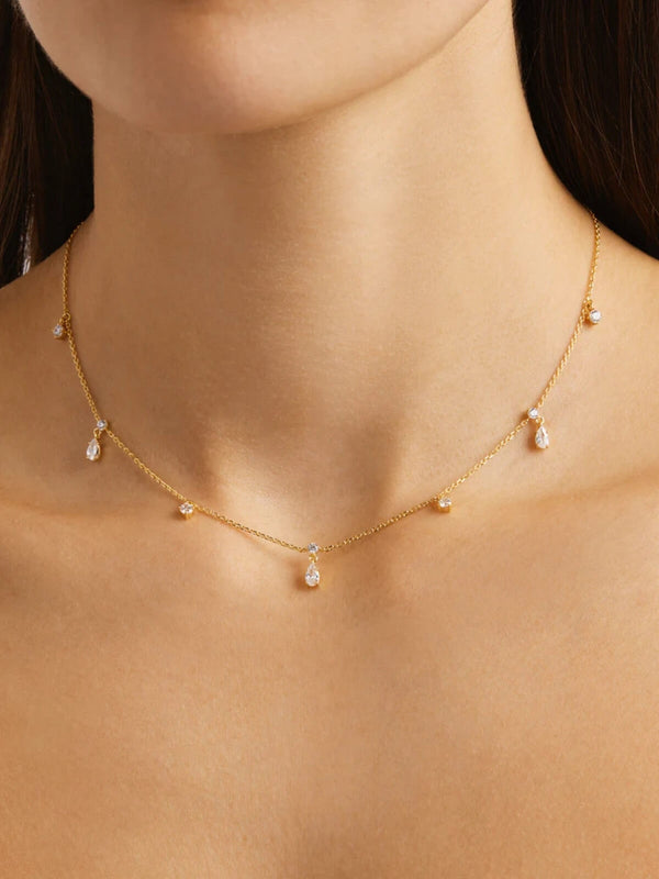 Perlu 18k Gold Vermeil No Rain No Flowers Choker