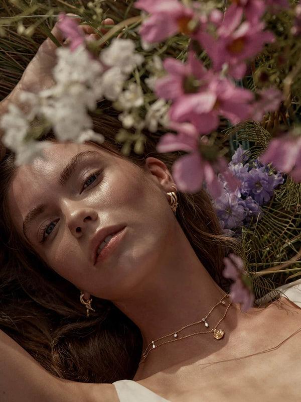 Perlu 18k Gold Vermeil No Rain No Flowers Choker