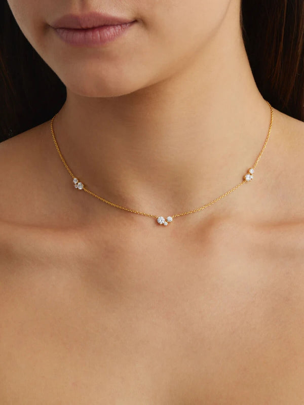 Perlu 18k Gold Vermeil Whispers Of Love Choker