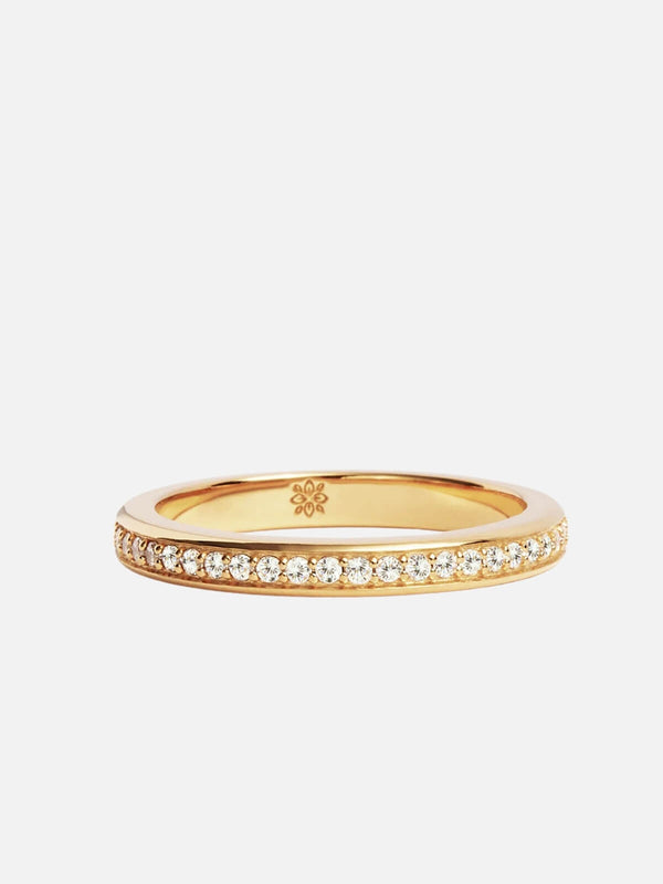 Perlu 18k Gold Vermeil With Love Ring