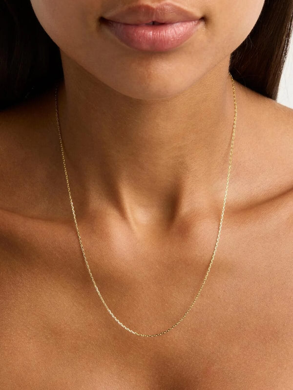 Perlu 21" Signature Chain Necklace - 18k Gold