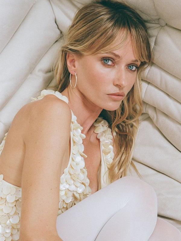 Perlu 90's Hoops 40mm - Silver