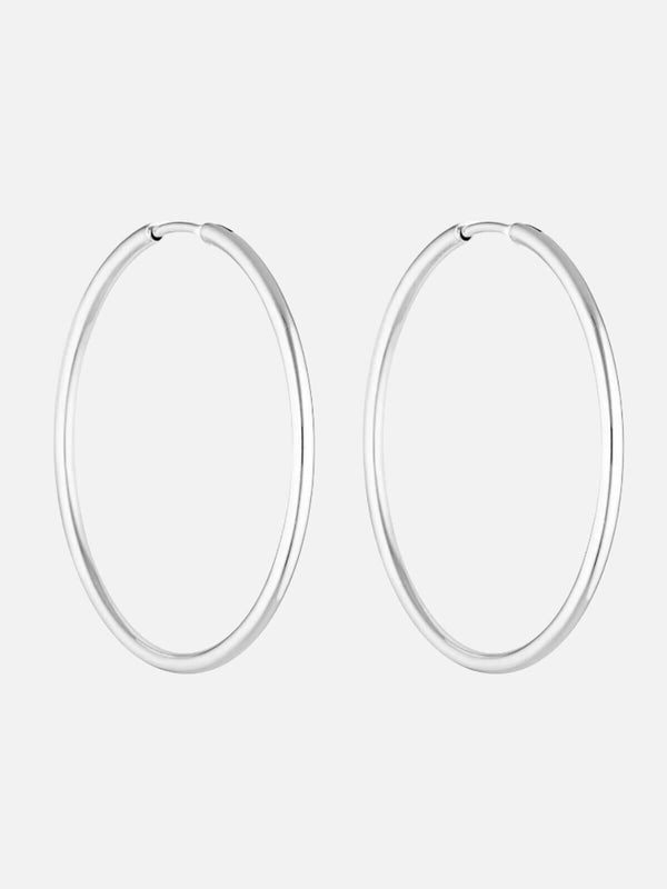 perlu 90's Hoops 40mm - Silver