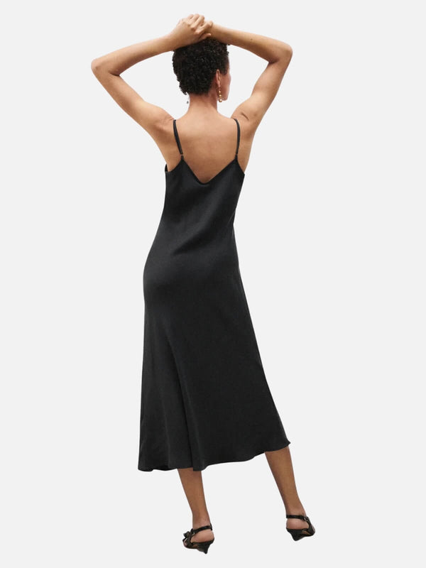 Perlu 90's Slip Dress - Black