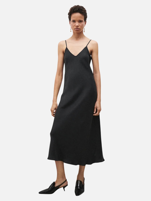 perlu 90's Slip Dress - Black