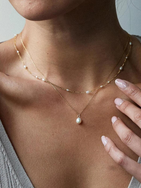 Perlu Aella Necklace - Gold