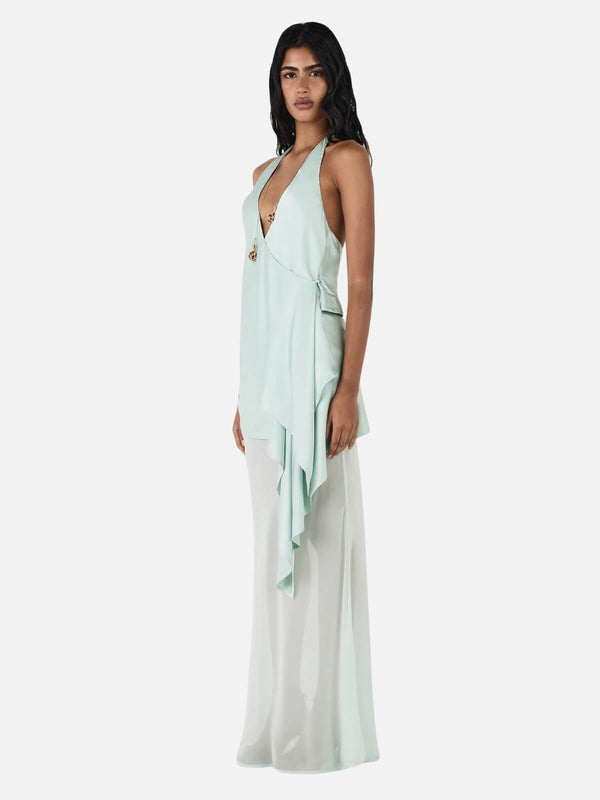 Perlu Aisling Halter Top - Seafoam
