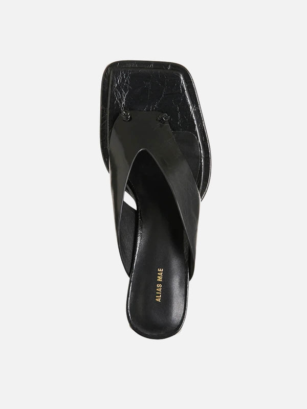 Perlu Alina - Black Oily Leather