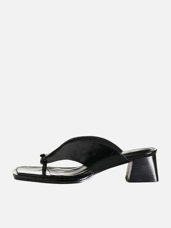 perlu Alina - Black Oily Leather