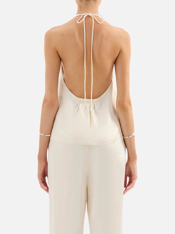 Perlu Ana Halter Top - Pearl