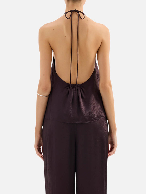 Perlu Ana Halter Top - Sumac