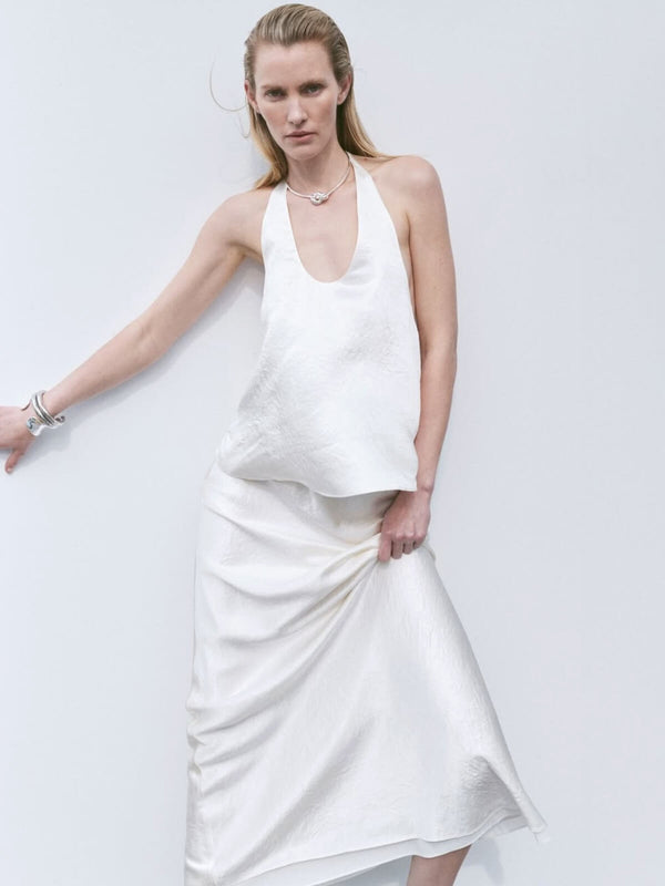 Perlu Ana Maxi Skirt - Pearl