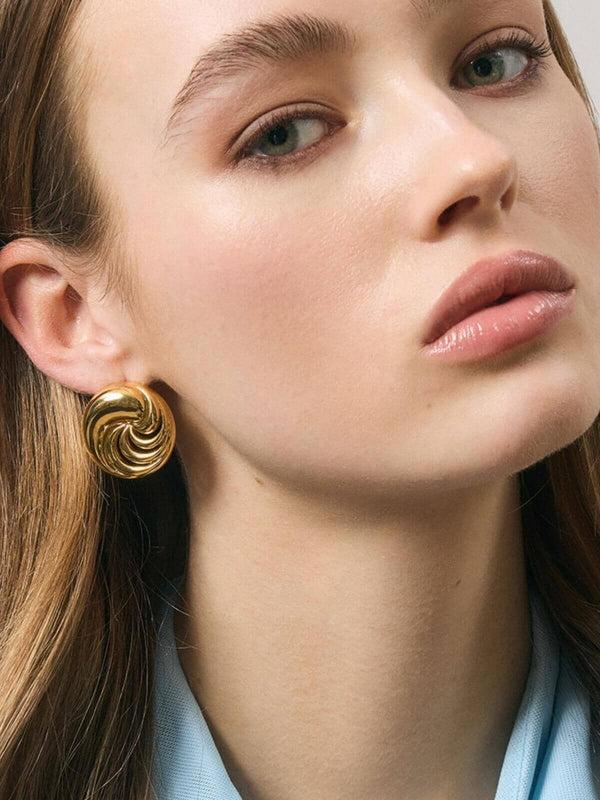Perlu Anna Earrings - Gold