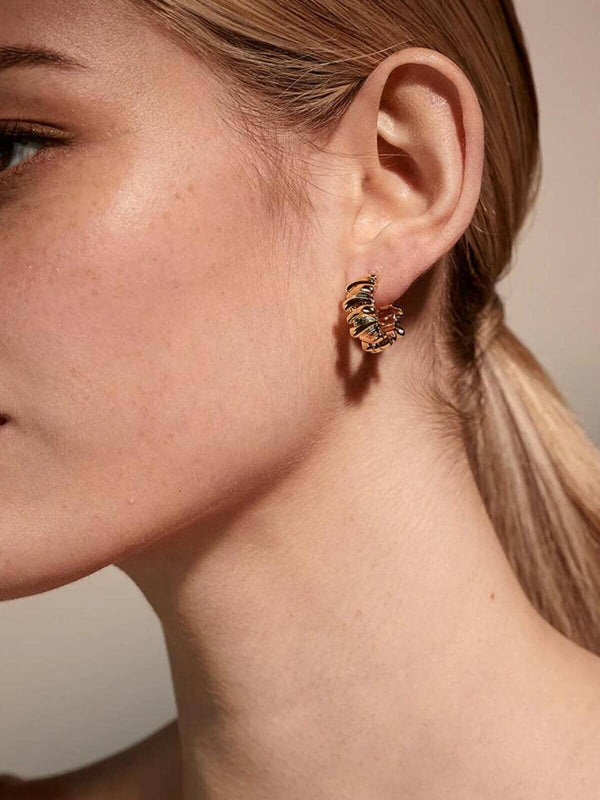 Perlu April Hoops - Gold