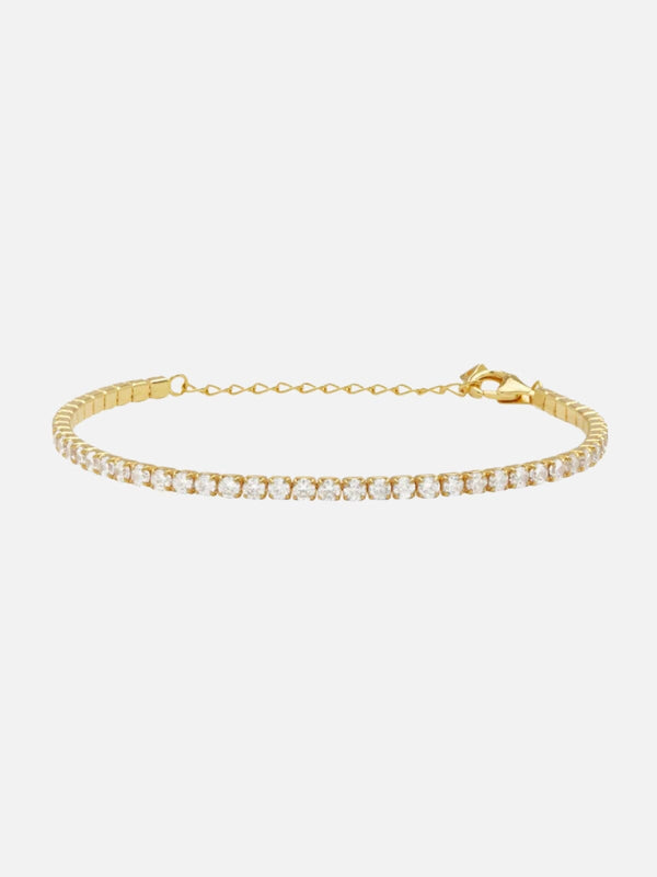 perlu Aspen Tennis Bracelet - Gold