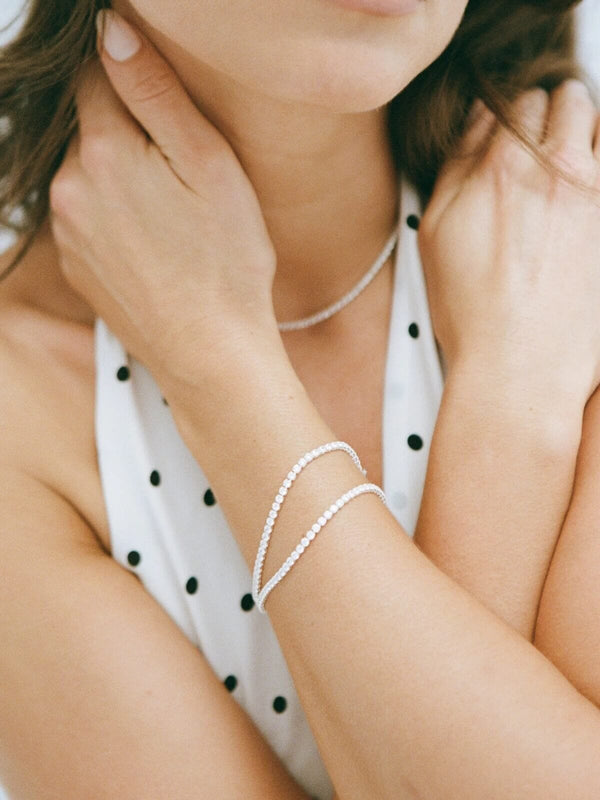 Perlu Baby Celestial Bracelet - White Gold