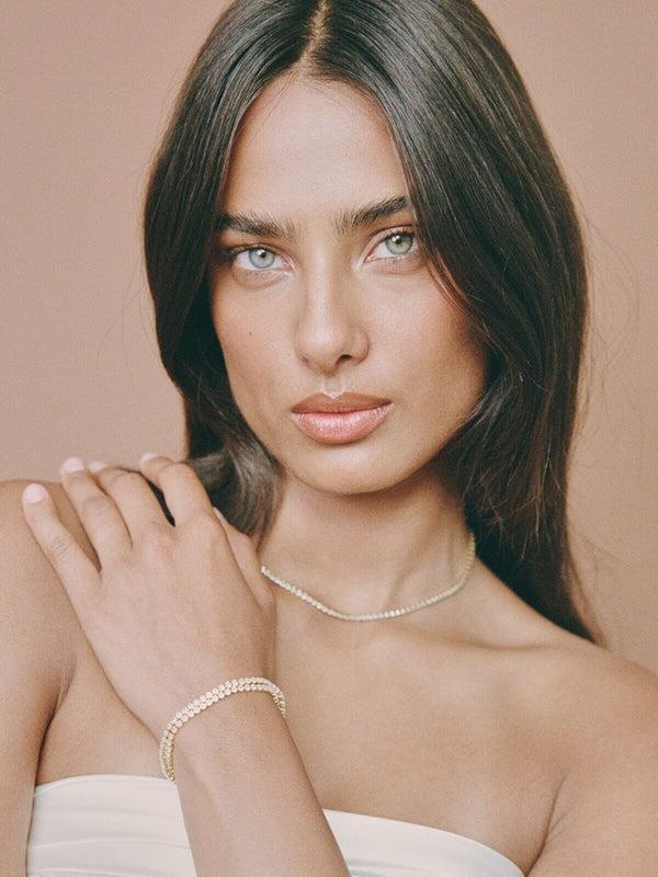 Perlu Baby Celestial Necklace - Gold/Clear