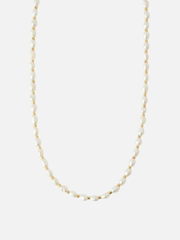perlu Bahamas Pearl Necklace - Gold