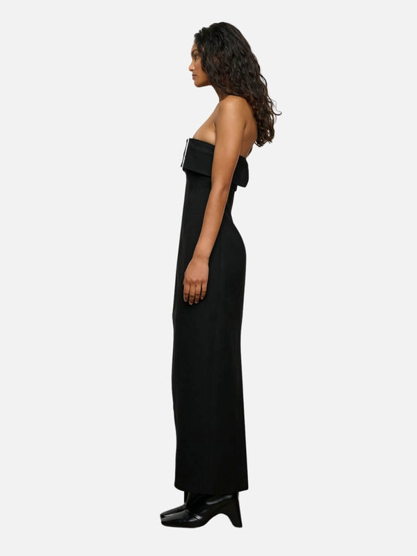Perlu Bea Strapless Dress - Black
