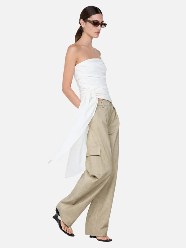 Perlu Belle Strapless Top - Ivory