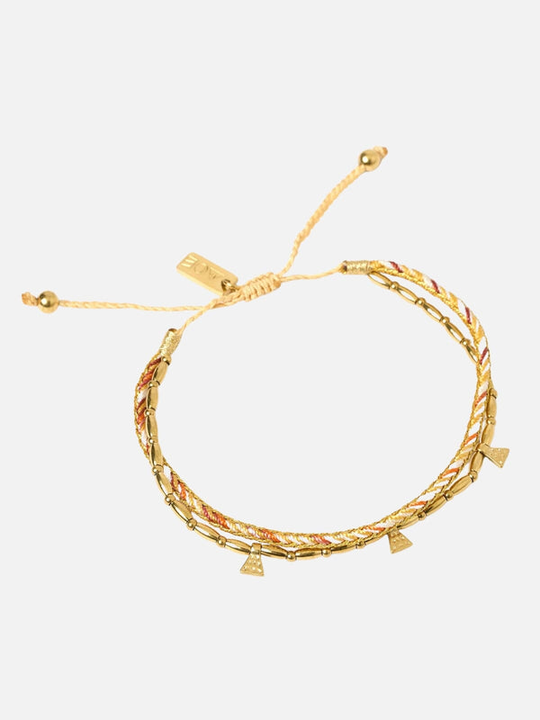 perlu Bennie Bracelet - Gold/Desert