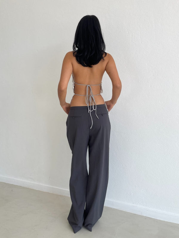 Perlu Bex Suit Pant - Steel