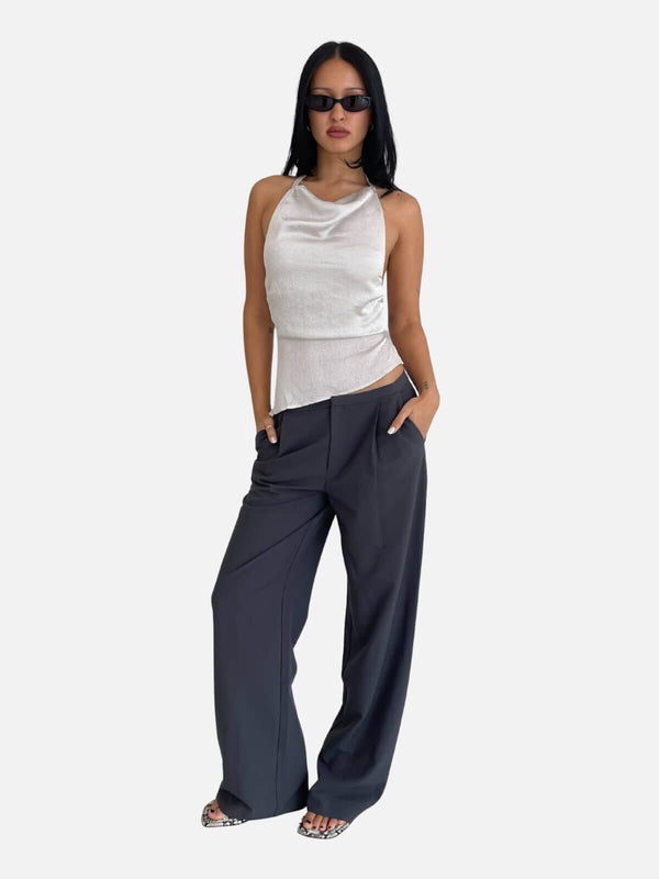 perlu Bex Suit Pant - Steel