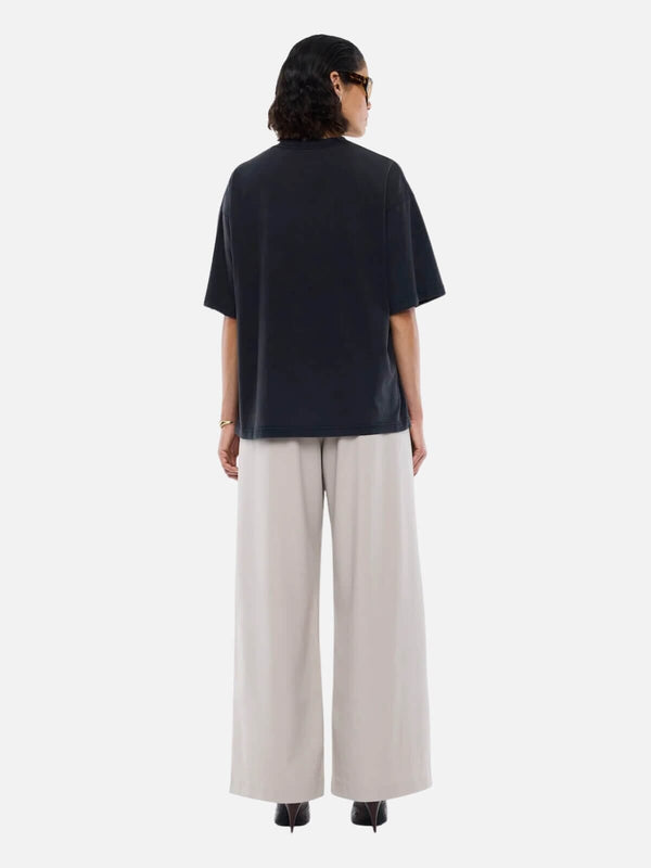 Perlu Blurred Sunflowers Tee - Vintage Black