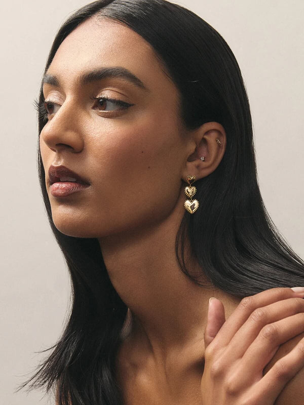 Perlu Blythe Earrings - Gold