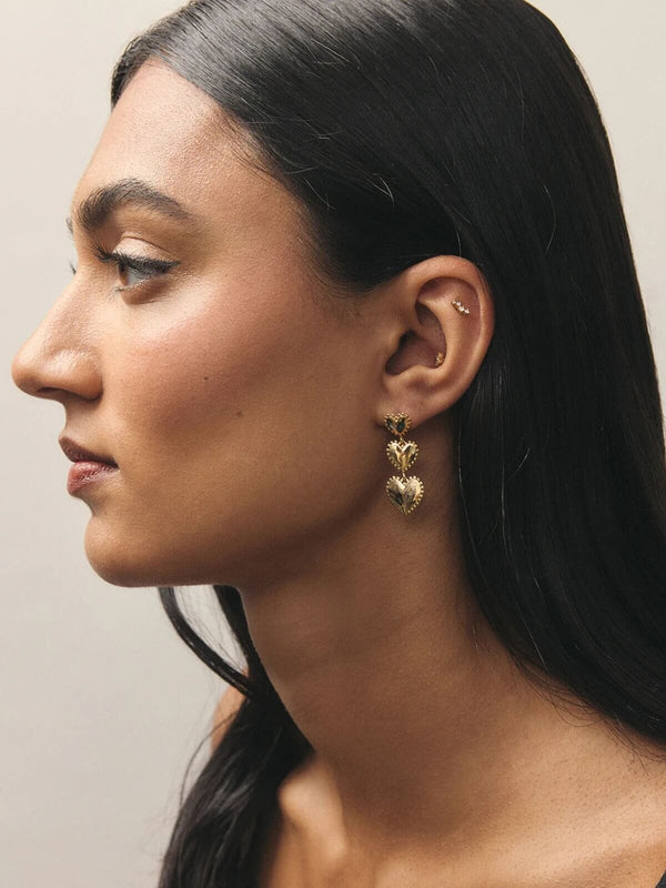 Perlu Blythe Earrings - Gold