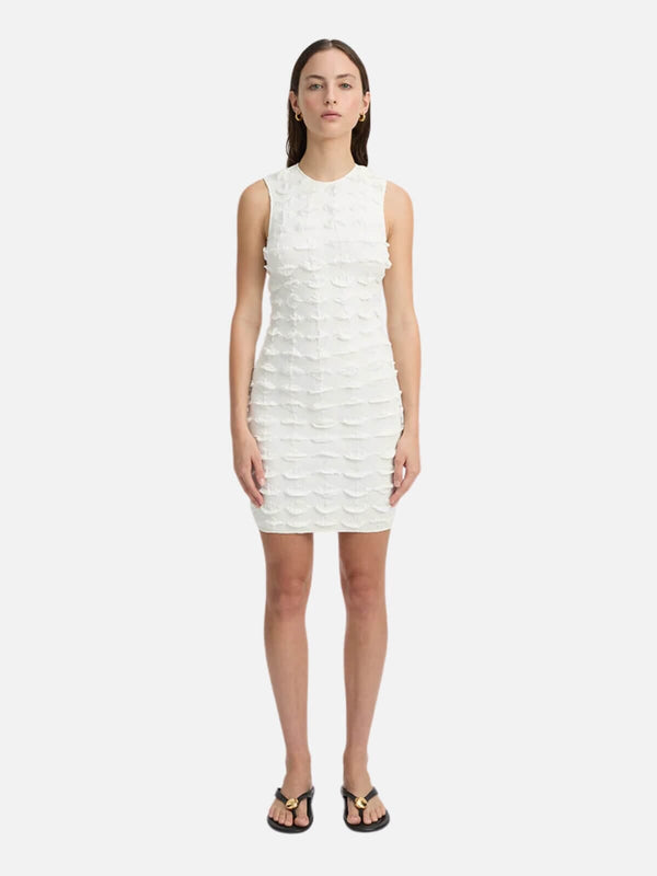 perlu Bonnie Dress - White