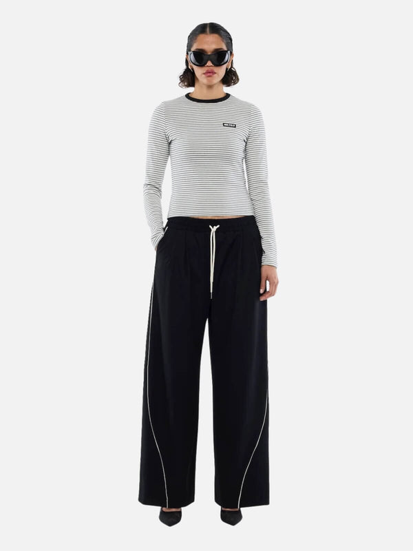 perlu Bowie Wide Leg Pant - Black