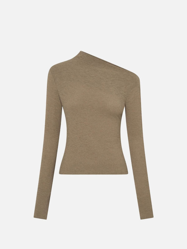Perlu Cali Textured Long Sleeve Top - Sage