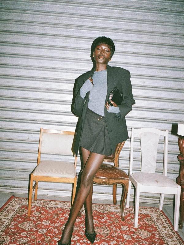 Perlu Carlson Mini Skirt - Black