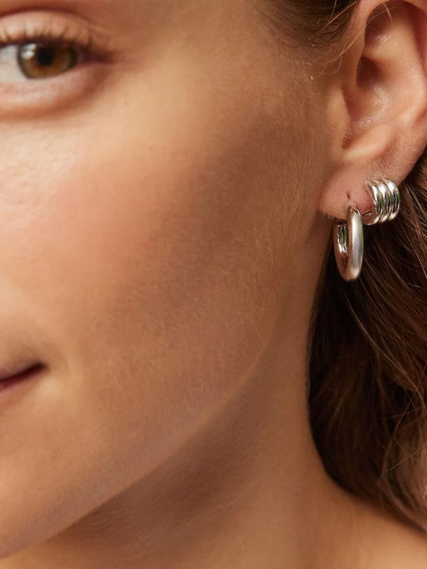 Perlu Chrissy Hoops Sterling 925 - Silver