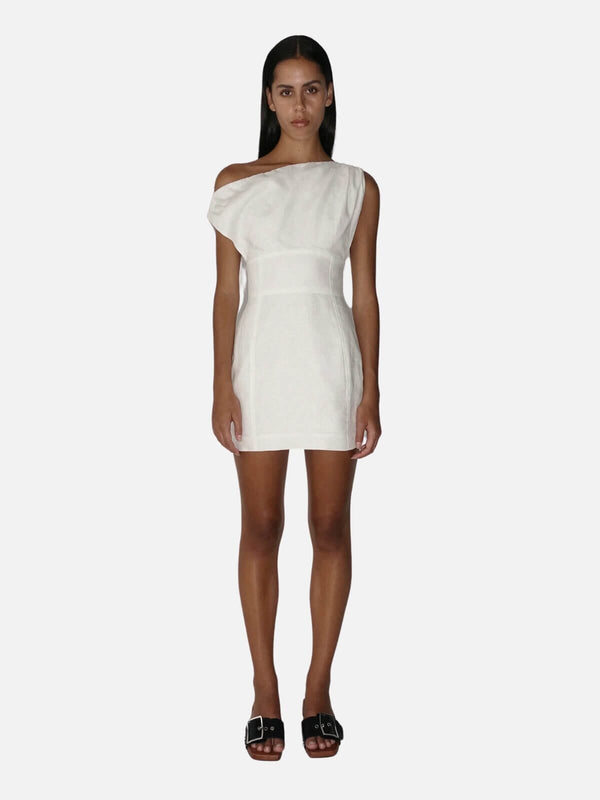 perlu Claire Mini Dress - Ivory