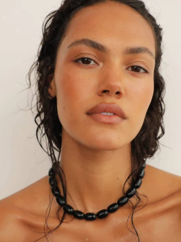 Perlu Clementine Necklace - Black