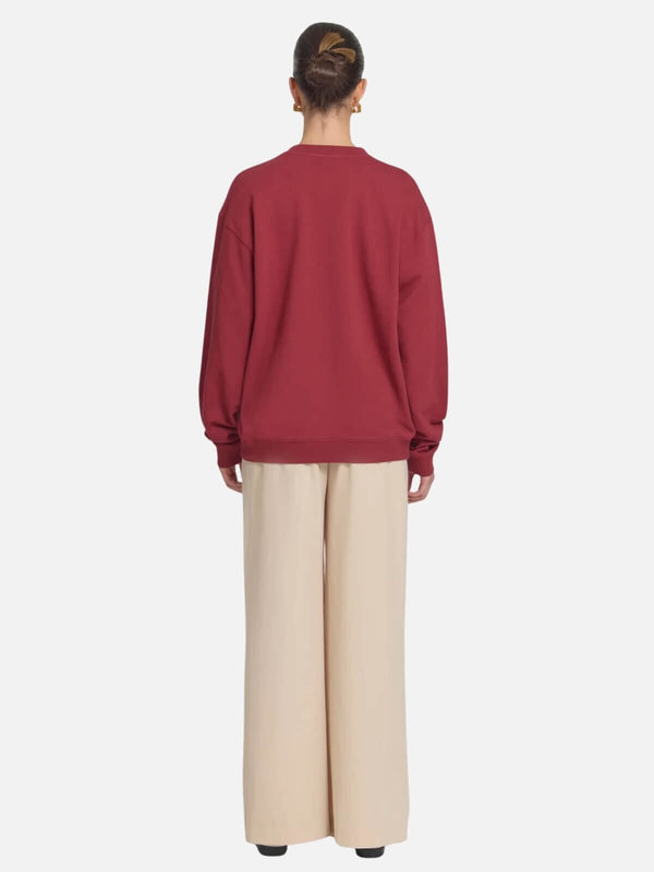 Perlu Club Woods Sweater - Deep Red