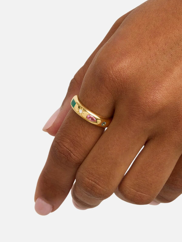 Perlu Connect To The Universe Ring - Gold