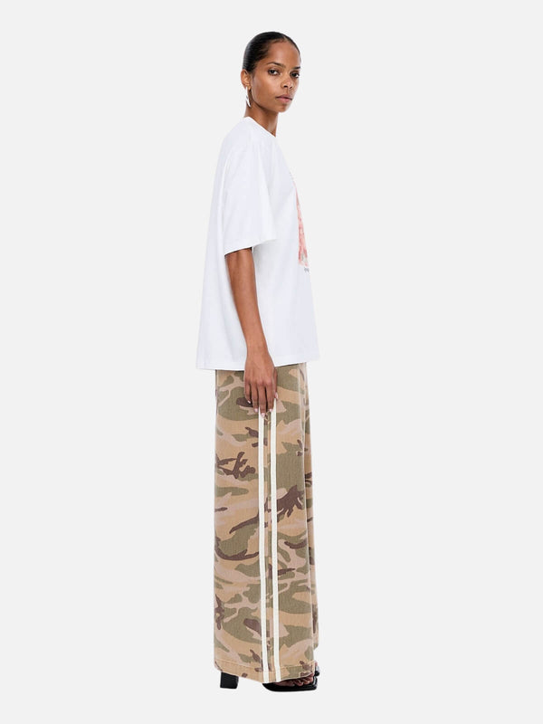 Perlu Coral Floral Tee - Vintage White
